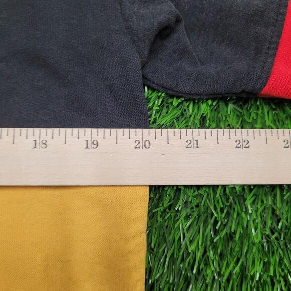 VTG 90s Ms Fantasy Color Block Patchwork Sweatshirt Womens Large Made In USA - Picture 6 of 12